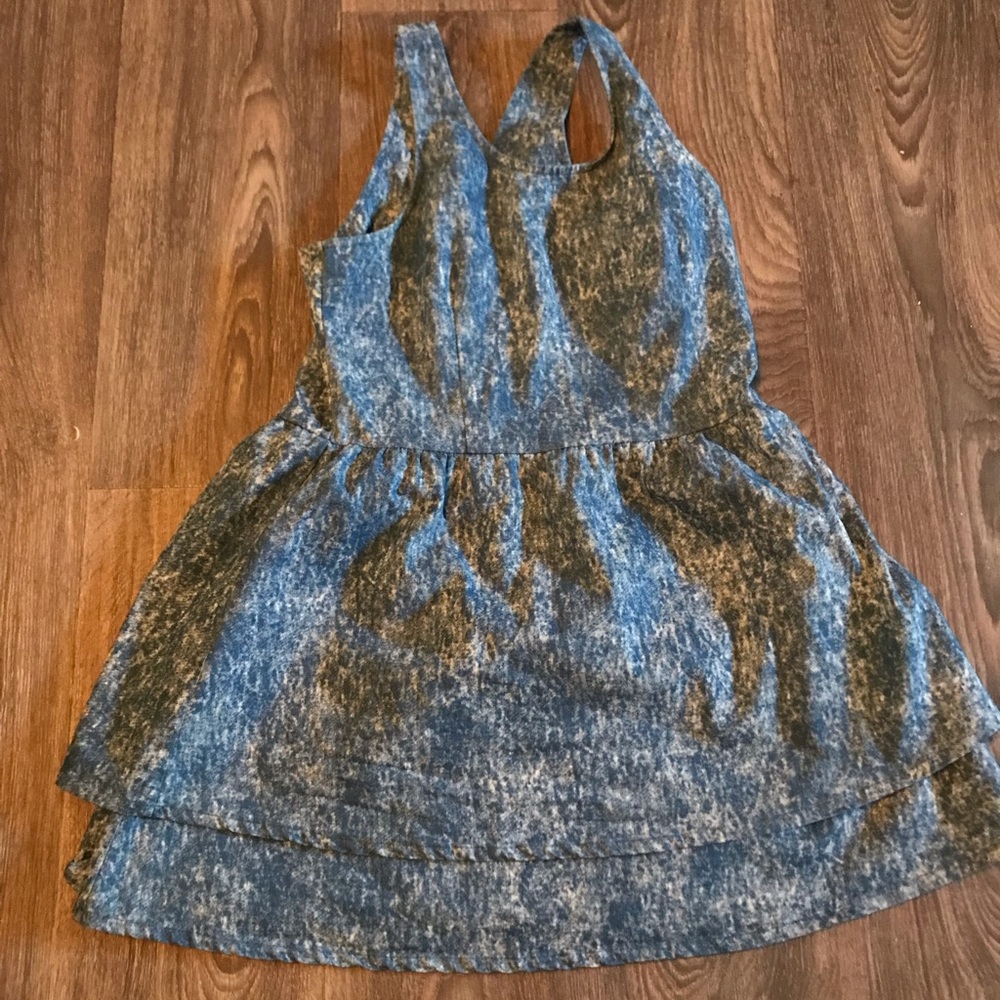 Denim wash dress
